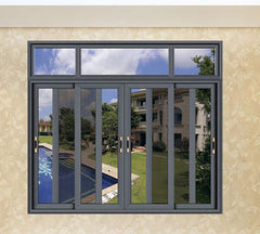 Manufacturer supplier aluminum frame window sliding window for hotel installation with handle and lock on China WDMA