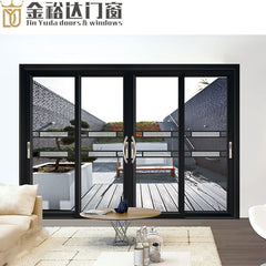 Manufacturers selling two rail aluminum sliding door tempered glass sliding door to the living room balcony window professional on China WDMA