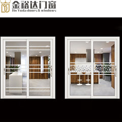 Manufacturers selling two rail aluminum sliding door tempered glass sliding door to the living room balcony window professional on China WDMA