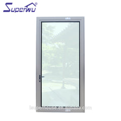 Miami-Dade County Approved aluminum glass french pivot doors exterior on China WDMA