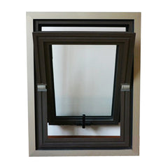 Middle opening window vertical center pivot open windows with aluminum frame