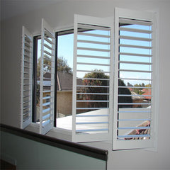 Modern Door Adjustable Security Louver Aluminium Panel Exterior Glass Louvre Window on China WDMA