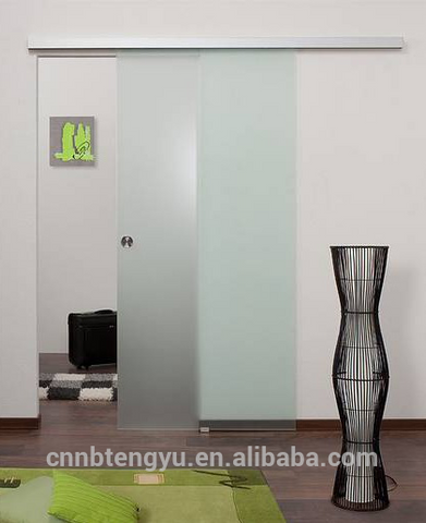 Modern Hidden Style sliding door with barn door hardware and soft closing on China WDMA