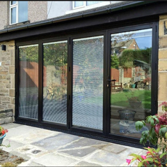 Modern design High quality aluminum folding glass patio door with good price on China WDMA