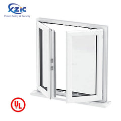 Modern new simple iron grills design fireproof window on China WDMA