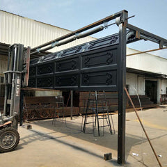 Modern sliding residential car garage door on China WDMA