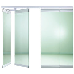 Movable glass partition folding glazed wall aluminum frameless sliding glass doors on China WDMA