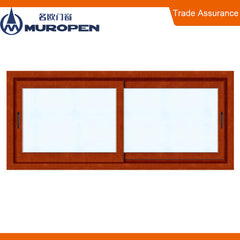 Muropen new design aluminium double glazed sliding windows for office decorating inside blinds for option on China WDMA