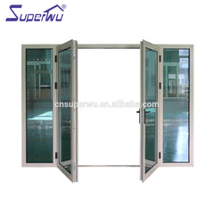 NFRC standard wind proof bullet proof security door Laminated glass french casement door on China WDMA