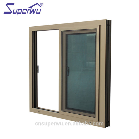 NOA code house windows design reflective glass exterior french sliding window for villa on China WDMA