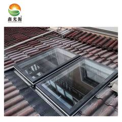 New Style China Manufacturer Customized aluminum windows hurricane proof aluminium skylights roof top on China WDMA