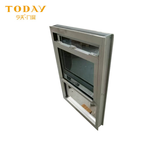 New design aluminum window single glazing aluminum double hung window single hung on China WDMA