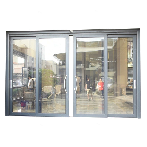 New design automatic sliding glass door / aluminium patio doors sliding on China WDMA