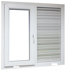 New design double glazed slide aluminium frame sliding frosted glass window with mosquito net on China WDMA