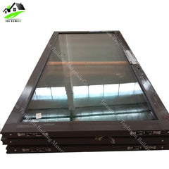 New design picture low cost aluminum frame glass wall double tempered glass sliding window and door price on China WDMA