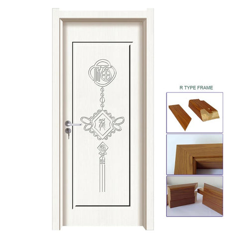 New modern MDF board pvc bifold door on China WDMA