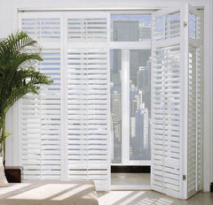 New pattern customizable aluminum louvered bifold doors on China WDMA