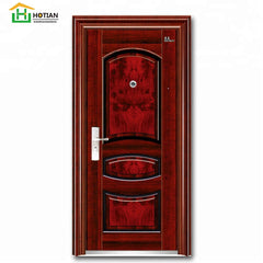 New style English scholar aroma fireproof steel wood security door catalogue on China WDMA