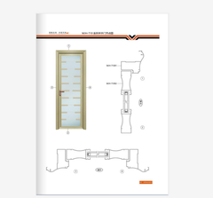 New style high quality aluminium sliding door with double glass on China WDMA