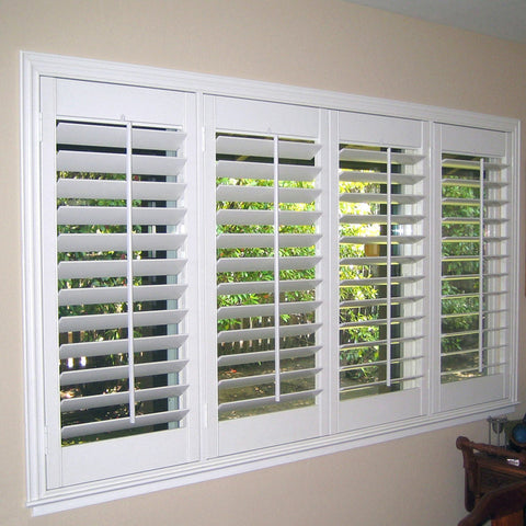 New style interior customized plantation shutters casement windows for sale on China WDMA