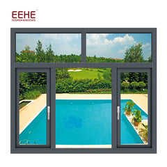 Nigeria Aluminum Window Casement Window With Mosquito Net Frame Details on China WDMA