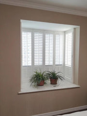 Normal Style PVC L Z Frame Indoor Window Plantation Shutter on China WDMA