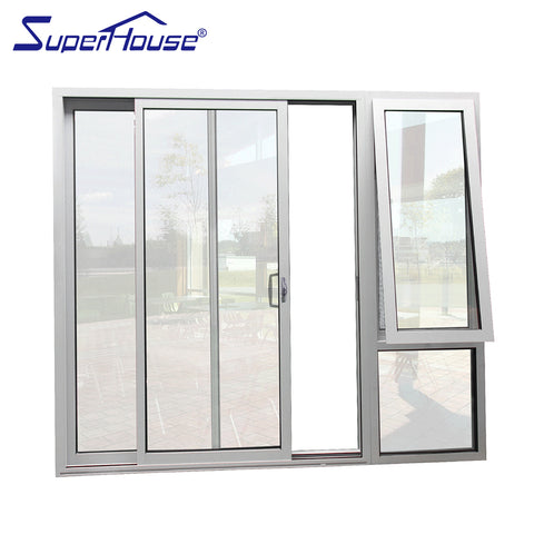 North America market use laminated glass hurricane proof sliding doors on China WDMA