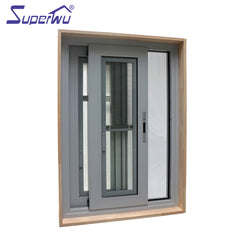 North American standard top quality impact resistant sliding windows with built in blind on China WDMA