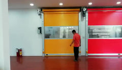 QX High Speed Fast Automatic PVC Folding Roller Shutter Door on China WDMA