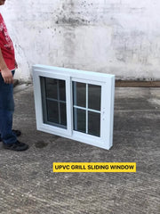 2015 Latest Safety New House Modern UPVC Window Grill Design India For Sliding Windows on China WDMA