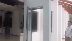 Exterior aluminum casement door french door on China WDMA