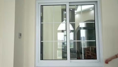 PVC sliding window design UPVC double glazed sliding windows on China WDMA