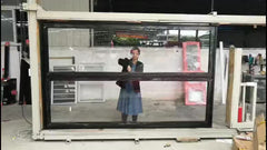 Aluminum Storefront Electric Vertical Sliding Bi-folding Up Windows And Doors on China WDMA