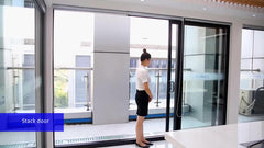 Factory Directly commercial frosted glass door exterior used doors french supplier on China WDMA