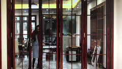 Heavy duty concertina folding door on China WDMA