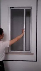 Hennesa Easy Install Customized Retractable Insect Screen /Aluminum Door Screen