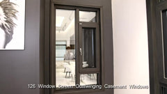 Aluminium Profile Types of House Windows DJYP W126 Professional Install Replacement Casement Windows on China WDMA