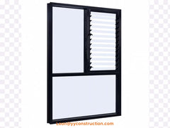 Aluminum jalousie window manufacturer & window shutters aluminium louvre blade on China WDMA