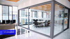 Modern Design Aluminum single glass Sliding Door Made In China on China WDMA