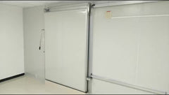 Aluminium hinge sliding door, glass sliding cold room door for sale on China WDMA