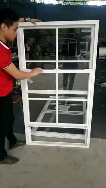 China WDMA Window residential and office building aluminum low-E glass sash window manufacturer