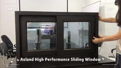 Aluminium black small sliding window Euro system hot sale Shanghai factory on China WDMA