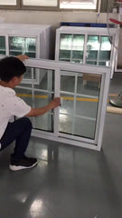 Used commercial glass aluminum sliding windows and doors on China WDMA