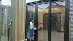 Foshan factory aluminum windows and sliding doors exterior sliding patio doors on China WDMA