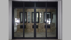 YY Australian standards AS2047 Double Glass Thermally Broken Aluminium Sliding Door on China WDMA