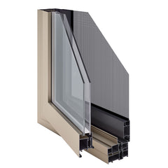 OEM ODM latest design aluminum frame casement picture aluminum material window and door on China WDMA