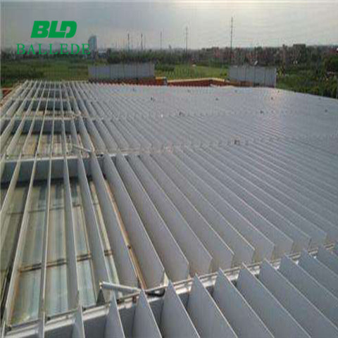 OEM Service vertical opening window wall aluminium aerofoil louver blade price on China WDMA