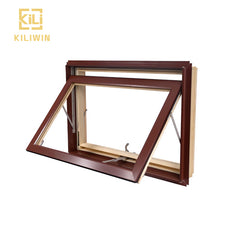 Oem european style aluminium hinged vertical open single hung double glazed small windows awning for bathroom