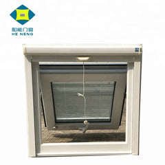 One Way Glass Window With Internal Blinds UPVC Window And Door Blinds on China WDMA