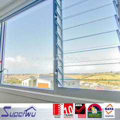 Openable Louvre Windows/Aluminium double glazed Louvre Windows comply with Australian & New Zealand standards on China WDMA